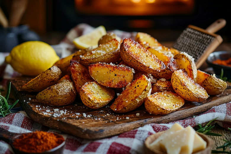 Запекаем картошку по-деревенски с пармезаном: секреты золотистой корочки