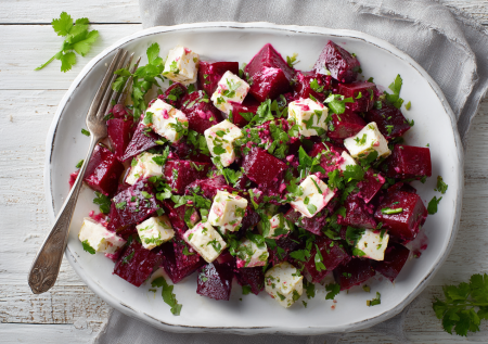 Самое вкусное блюдо со свеклой! Нежнейший салат с сыром и зеленью