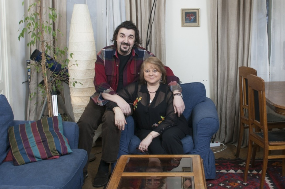 Игорь Золотовицкий с женой