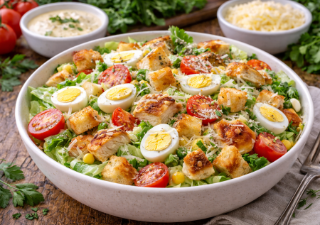 Простой рецепт домашнего «Цезаря»: получается не хуже ресторанного