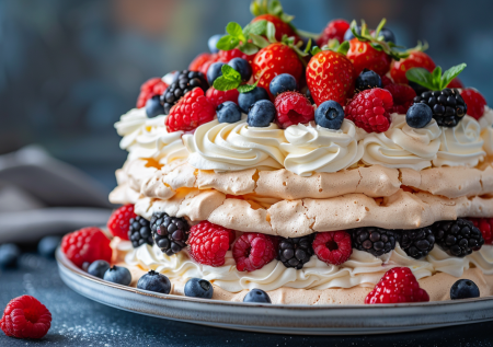 Хрустящий торт-безе: взрыв вкуса без муки — пошаговый рецепт
