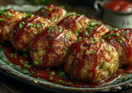 Смешиваю фарш с пекинкой и запекаю — на выходе сытное мясное блюдо с подливой: гарнир не нужен