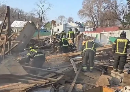 Взрыв газа уничтожил частный дом в Приморском крае