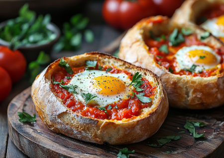Не нужно стоять у плиты по утрам: рецепт яичницы в хрустящей булочке — разбили яйца, и в духовку