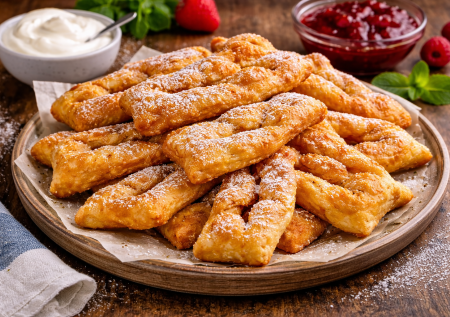 Беру кефир и пеку гору таратушек: вкусно со сметаной и вареньем к чаю и кофе