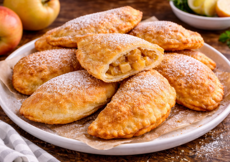 Яблочные пирожки «из детства»: бабушкин рецепт на кефире, который забыть невозможно