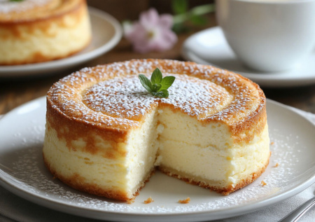 Заливаю творог яйцом и молоком — через 25 минут на столе  творожное суфле  «Золушка»