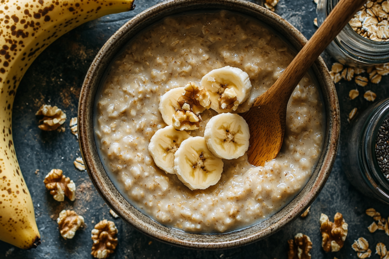 Что приготовить из переспелых бананов — сварите полезную овсянку