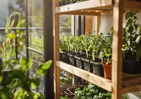 Теплица из оконных рам на балконе за 2 дня: растим рассаду с комфортом