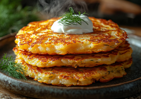 Две картошки и творожный сыр: нежные лепёшки, тающие во рту. Очень просто и вкусно даже без сметаны