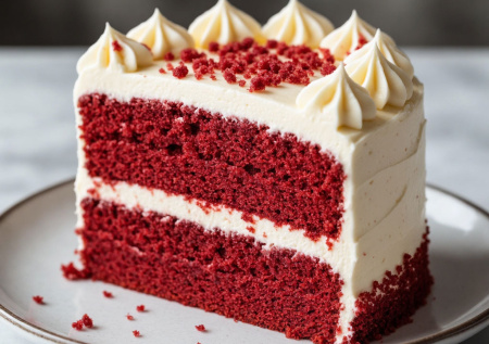 От «Праги» давно отказалась. Собираю торт «Красный бархат» с кремом из творожного сыра — влажный, яркий и безумно нежный