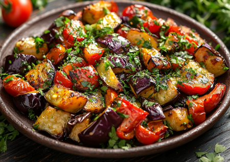 Овощи в духовке «как на мангале»: простой рецепт гарнира к мясу, курице или рыбе