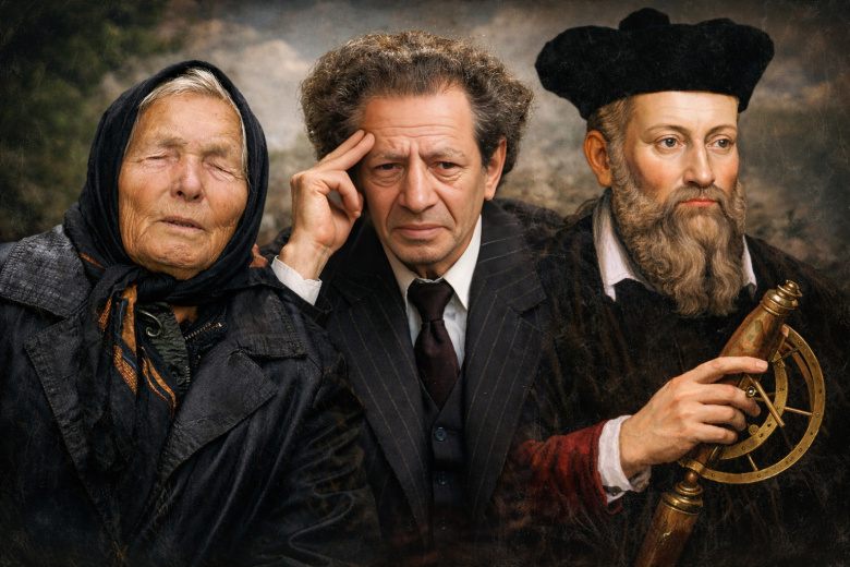 Ванга, Вольф Мессинг и Нострадамус в представлении ИИ