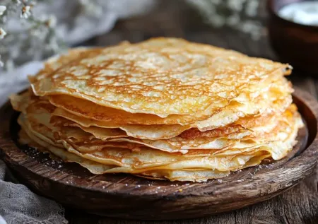 Пористые блины как в кафе: простой рецепт с разрыхлителем, который не подведет!