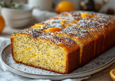 Этот кекс будете готовить постоянно, стоит только раз попробовать: апельсиново-маковая вкуснятина