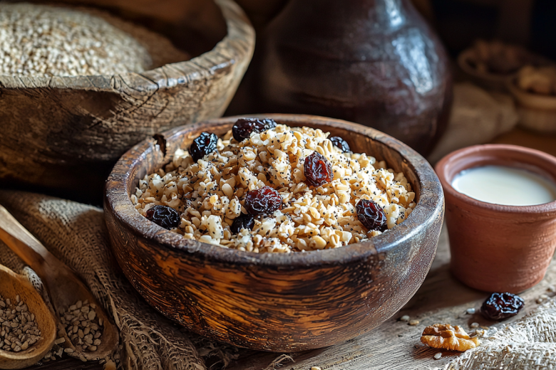 Старинная кутья на Крещение: готовим с полбой и вишневым сиропом