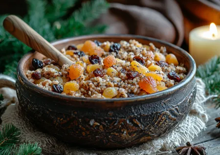 Идеальное сочиво на сочельник: пшеница, мак и сухофрукты без хлопот