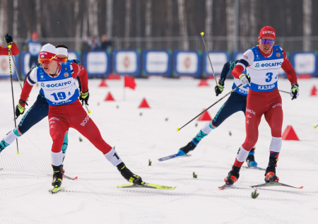 Забалуев подрезал Большунова и понес наказание на гонках в Казани