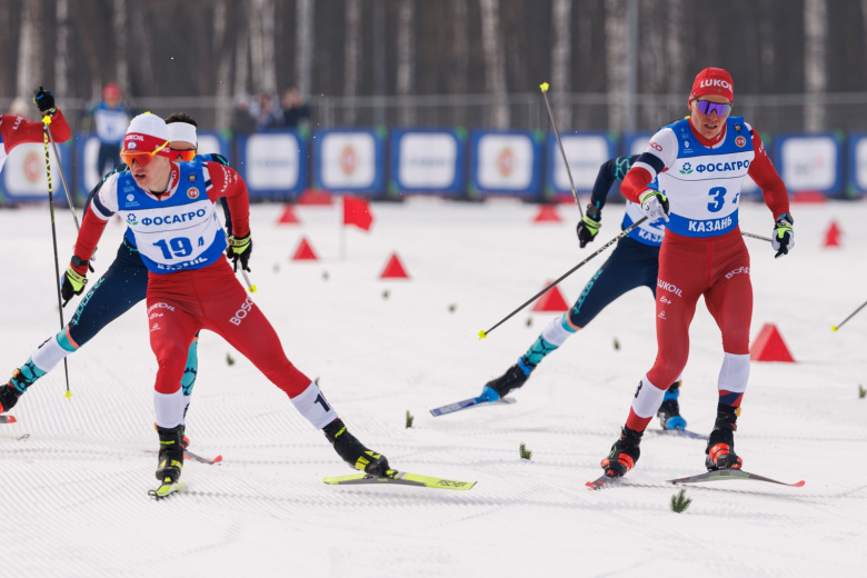 Сергей Забалуев и Александр Большунов