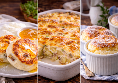 Творог как всегда правит балом: 3 уютных рецепта к чаю — тут и сырники, и запеканка, и суфле