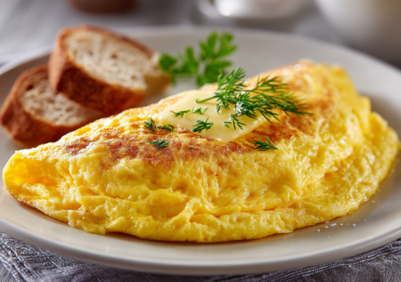 Заливаю яйца молоком и сыром — через 10 минут в сковородке пушистый омлет «Облачко»