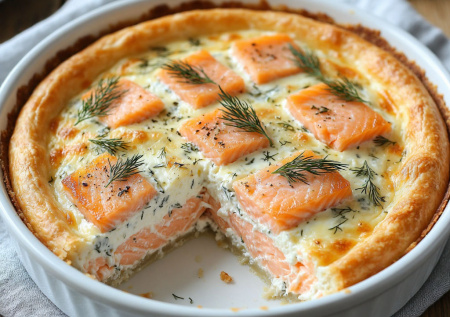 Встречайте норвежскую запеканку «Берген» со сливочным сыром и укропом — простой и вкусный ужин для семьи