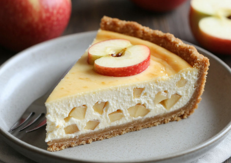 Пирог «все в миске»: творог, сахар, яйцо. Готовлю яблочный чизкейк без хлопот — тает в тарелке и во рту