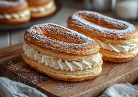 Заварные колечки с творожным кремом: пошаговый рецепт, с которым справится каждая хозяйка