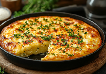 Никаких пирожков! Готовлю заливной пирог с картошкой — картошка, лук и простое тесто на майонезе