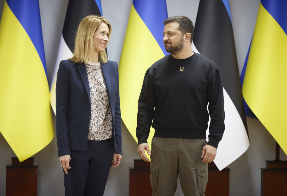Кая Каллас и Владимир Зеленский