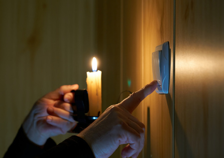 В российском регионе массово отключилось электричество