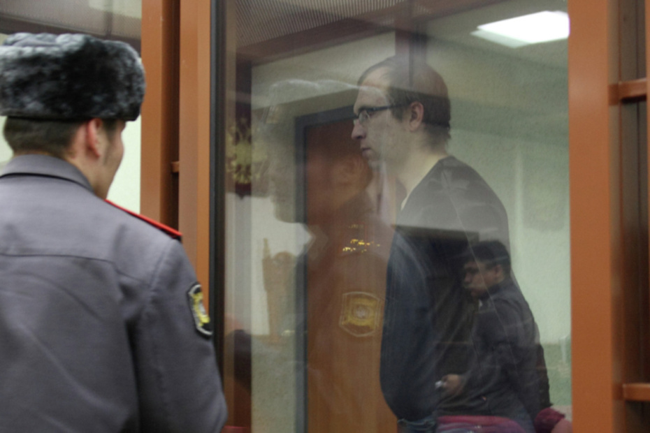 Николай Чигиринских в зале Свердловского областного суда во время вынесения ему приговора