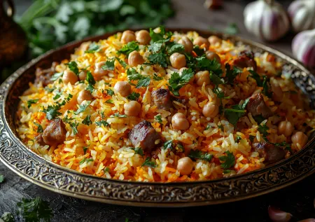 Полный гид по приготовлению плова с нутом и барбарисом