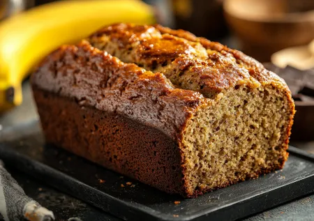 Выбросить бананы? Нет! Простой рецепт идеального хлеба