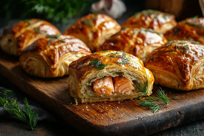 Пеку расстегаи с семгой — моя праздничная выпечка на Крещение!