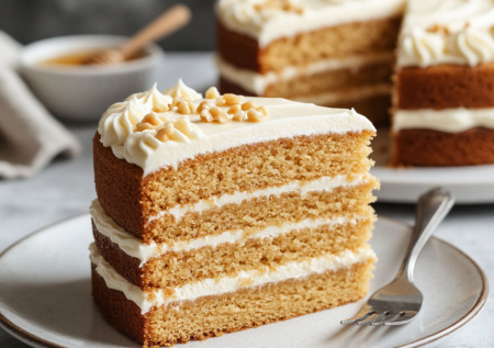 Медовик «Уют»: душистые коржи и нежный сметанный крем. Домашнее тепло и сладость в каждой крошке