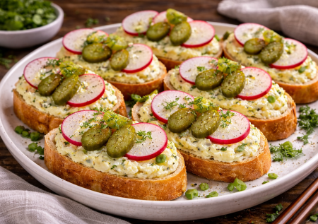 Эти бутерброды хоть куда: намазка-выручалочка из яиц — делаем за 5 минут, а сметают со стола первыми