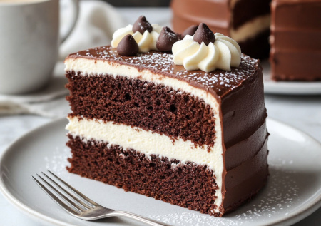 Не «Птичье молоко», а облачная нежность: суфле на агар-агаре и темный бисквит. Торт «Ангел» — тает во рту