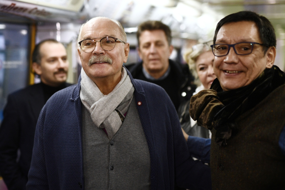 Никита Михалков (слева) и Егор Кончаловский