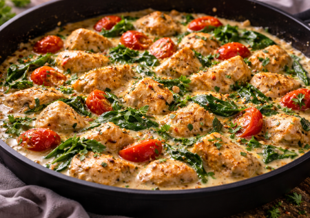 Растворяю творожный сыр в сливках: невероятная курочка в подливке — к макаронам и рису