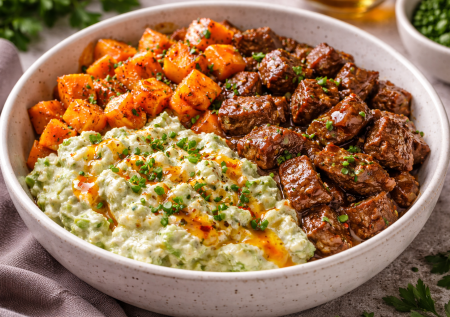 Все готовят и я попробовала боул «Острый мед» с говядиной: получилось вкусно и необычно