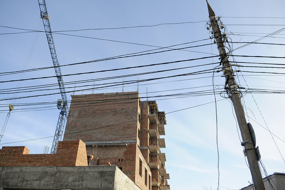 Линии электропередачи в Виннице, Украина