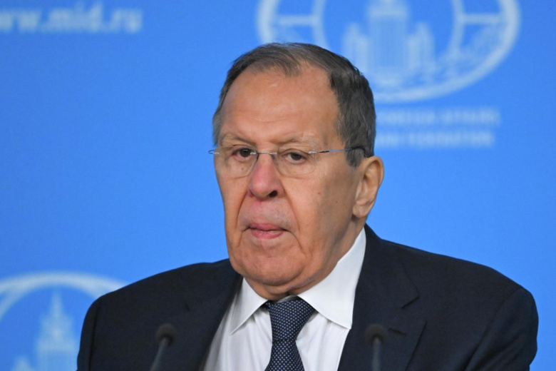 Министр иностранных дел РФ Сергей Лавров выступает на пресс-конференции по итогам деятельности российской дипломатии в 2025 году