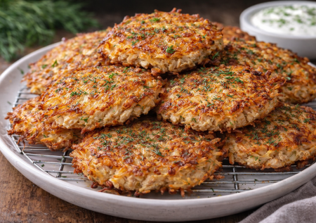 Пачка фарша, 2 картошки и ложка секрета: готовим куриные драники — очень вкусные получаются