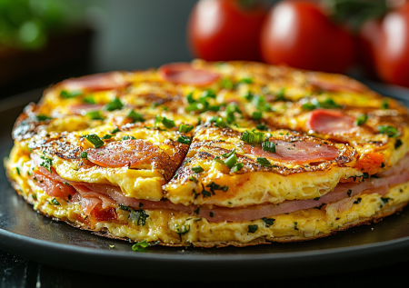 Все сложила в сковородку — и забыла на 10 минут: завтрак для ленивых с яйцами, сыром и колбасой