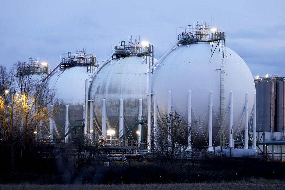 Газовые хранилища в Германии