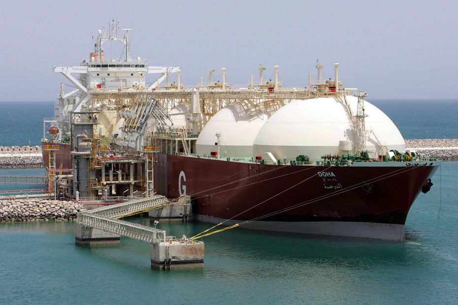Экспортный терминал СПГ в порте Рас-Лаффан в Катаре