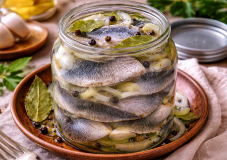 Возьмите 3 селедки и эти специи — покупать соленую больше не захотите: домашняя малосольная — вкуснее любой красной