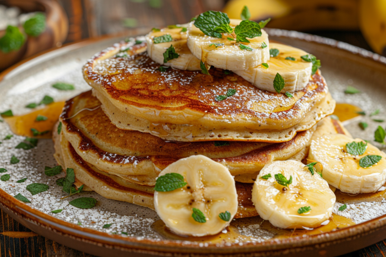 Рецепт из переспелых бананов: простые и легкие панкейки на завтрак