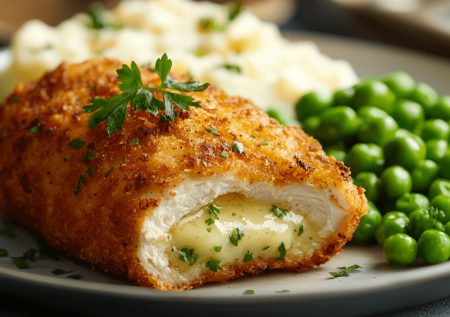 Котлеты по-киевски — ленивый вариант: с чесноком и петрушкой. Мой лайфхак, чтобы сок не вытекал!